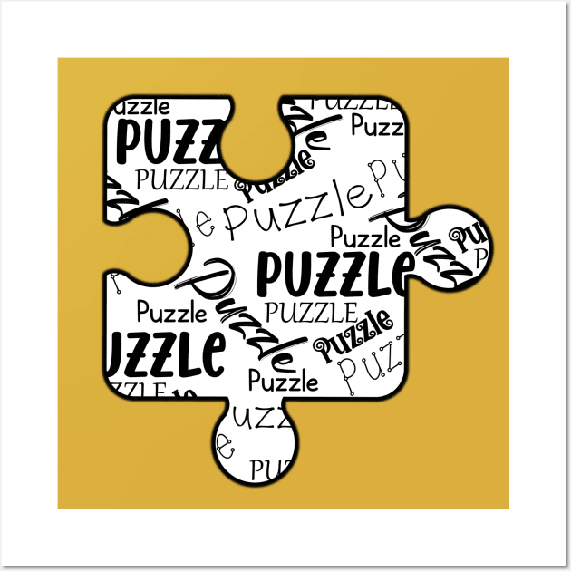 Puzzle Piece Wall Art by Mey Designs